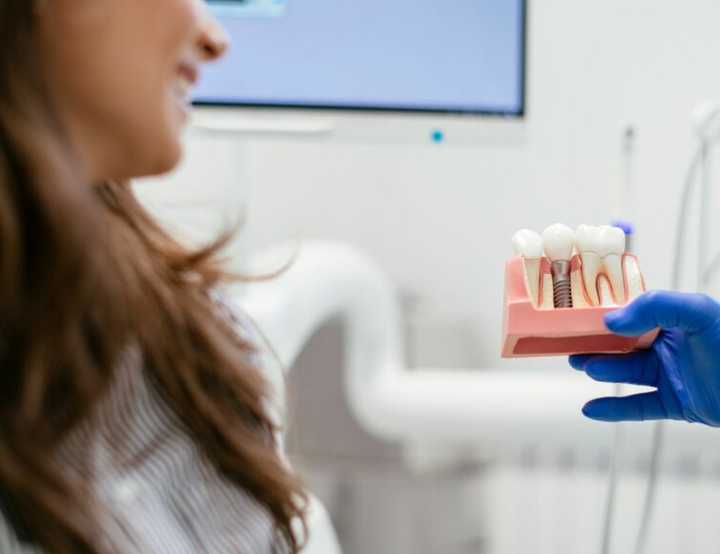 Discussing a sinus lift procedure